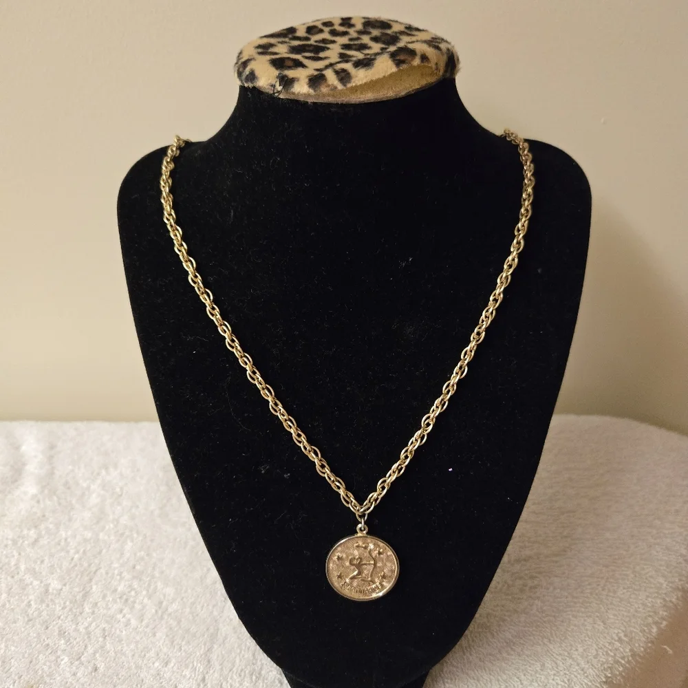 Sarah Cov vintage Sagitarius necklace